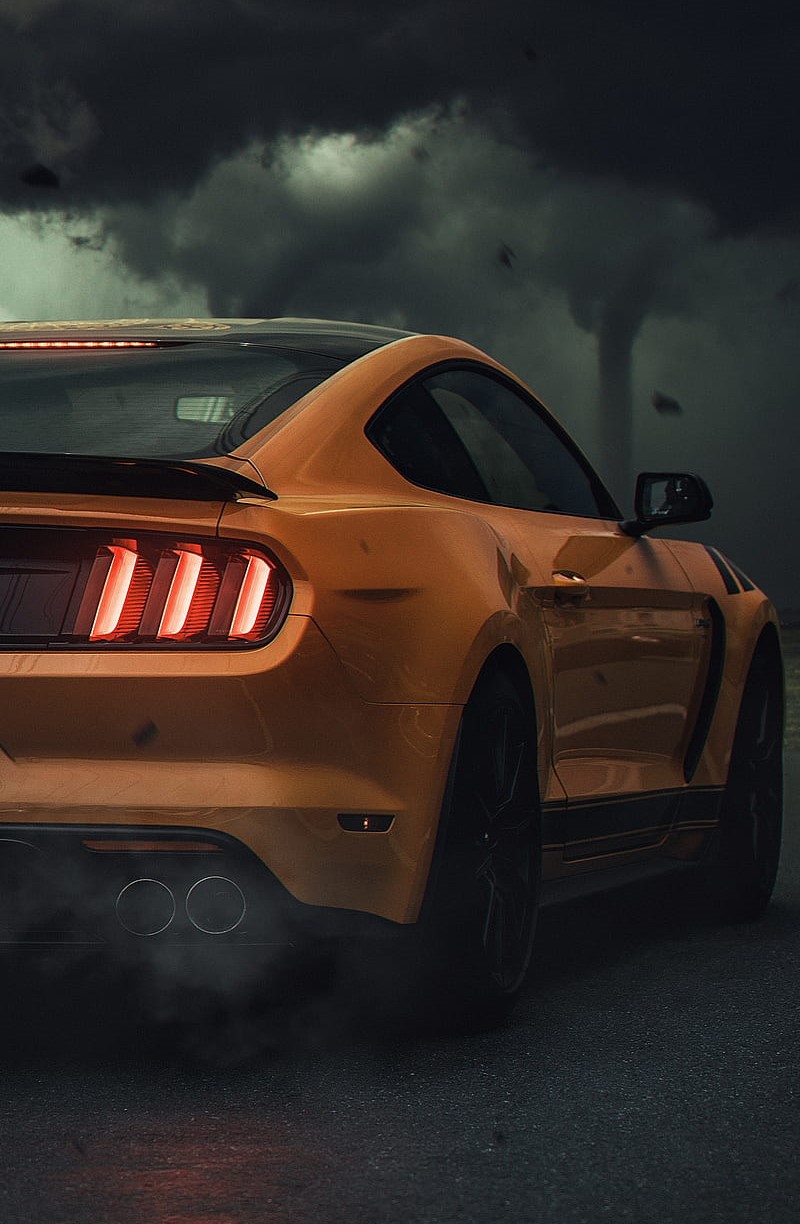 Parte trasera del Ford Mustang actual